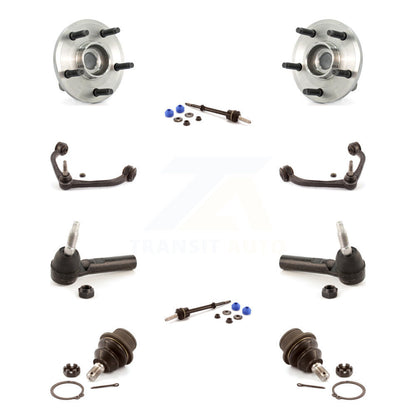 Bearing Upper Arm Lower Ball Joint Outer Tie Rod Link Front Kit (10Pc) For Dodge
