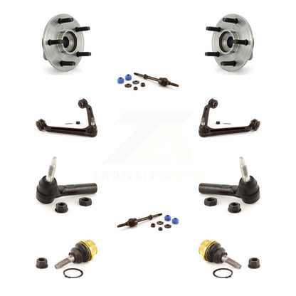 Hub Bearing Upper Control Arm Lower Ball Joint Outer Tie Rod Link Front Kit For
