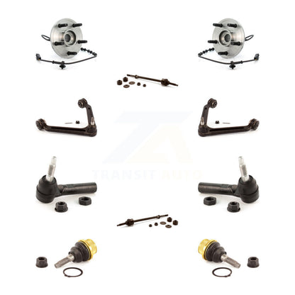 Hub Bearing Upper Control Arm Lower Ball Joint Outer Tie Rod Link Front Kit For