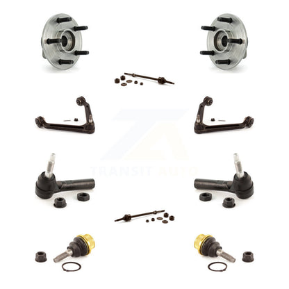 Hub Bearing Upper Control Arm Lower Ball Joint Outer Tie Rod Link Front Kit For