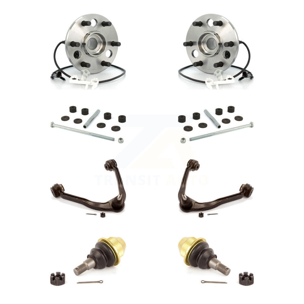 Bearing Lower Ball Joint Upper Control Arm with BJ Link Front Kit For GMC Yukon