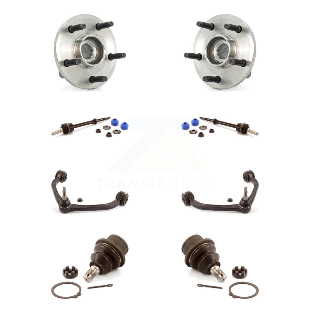 Hub Bearing Lower Ball Joint Upper Control Arm & Link Front Kit For Dodge Dakota