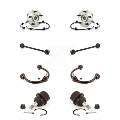 Hub Bearing Lower Ball Joint Upper Arm & Link Front Kit For Jeep Grand Cherokee