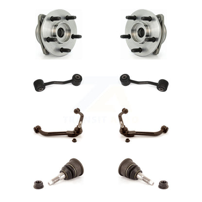 Hub Bearing Lower Ball Joint Upper Control Arm & Link Front Kit For Jeep Liberty