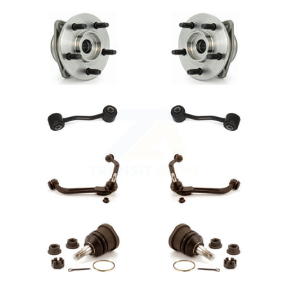 Hub Bearing Lower Ball Joint Upper Control Arm & Link Front Kit For Jeep Liberty