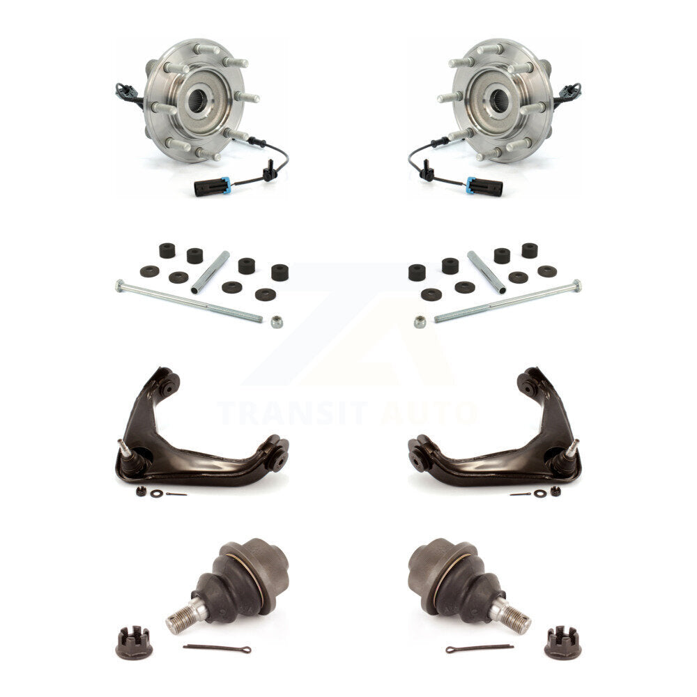 Bearing Lower Ball Joint Upper Control Arm Link Front Kit For GMC Sierra 3500 HD