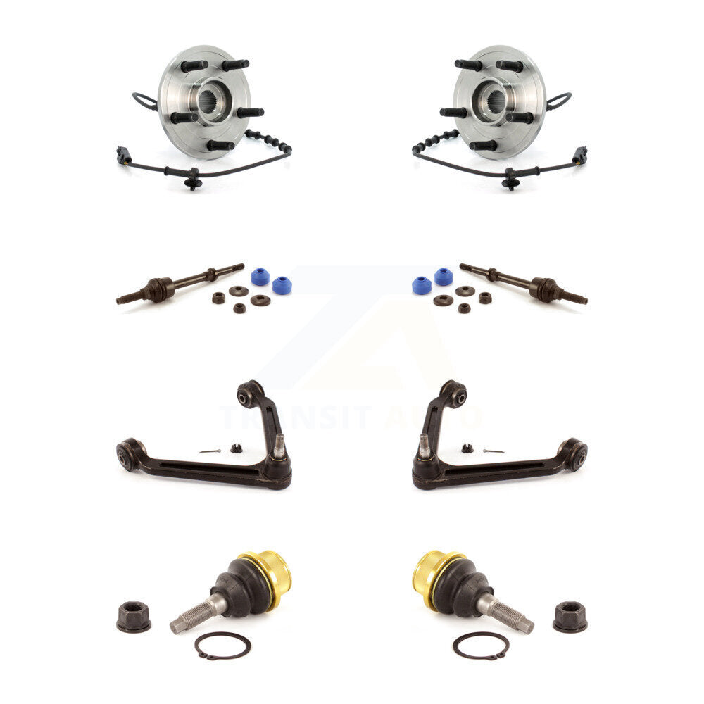 Hub Bearing Lower Ball Joint Upper Control Arm Link Front Kit For Dodge Ram 1500