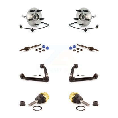 Hub Bearing Lower Ball Joint Upper Control Arm Link Front Kit For Dodge Ram 1500