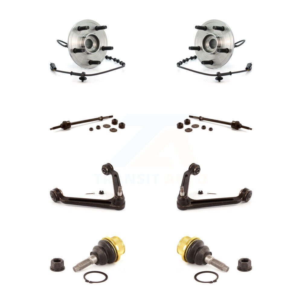 Hub Bearing Lower Ball Joint Upper Control Arm Link Front Kit For Dodge Ram 1500