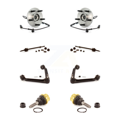 Hub Bearing Lower Ball Joint Upper Control Arm Link Front Kit For Dodge Ram 1500