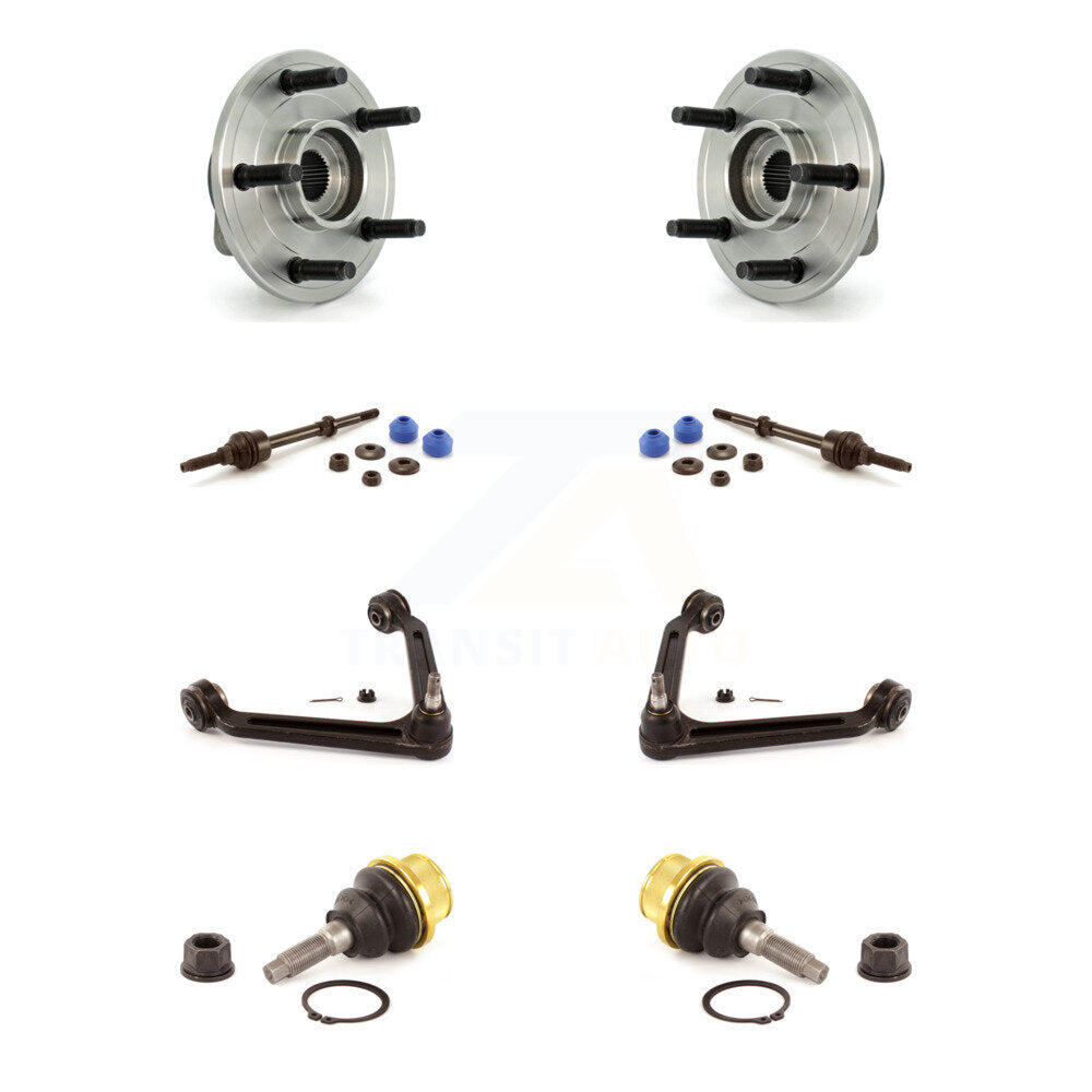 Hub Bearing Lower Ball Joint Upper Control Arm Link Front Kit For Dodge Ram 1500
