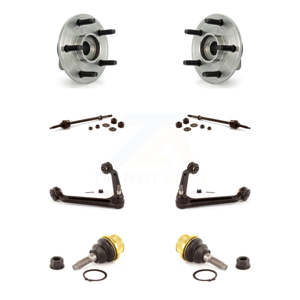 Hub Bearing Lower Ball Joint Upper Control Arm Link Front Kit For Dodge Ram 1500