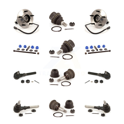 Bearing Upper Lower Ball Joint Outer Inner Tie Rod Link Front Kit For Ford F-150