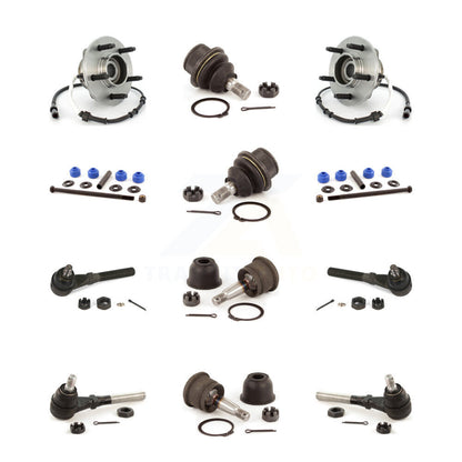Bearing Upper Lower Ball Joint Outer Inner Tie Rod Link Front Kit For Ford F-150