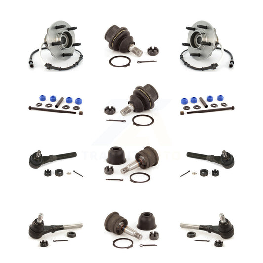 Bearing Upper Lower Ball Joint Outer Inner Tie Rod Link Front Kit For Ford F-150