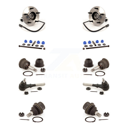 Hub Bearing Upper Lower Ball Joint Outer Tie Rod & Link Front Kit For Ford F-150