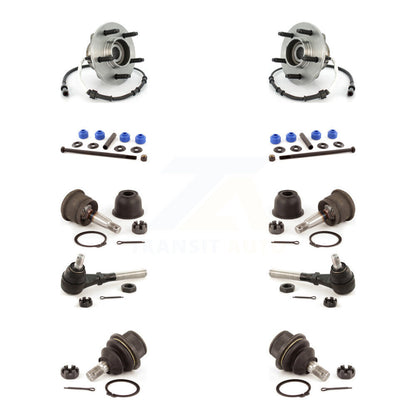 Hub Bearing Upper Lower Ball Joint Outer Tie Rod & Link Front Kit For Ford F-150