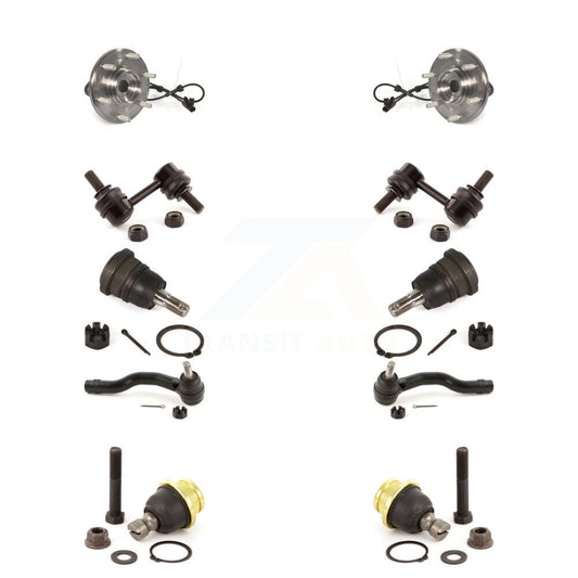 Bearing Upper Lower Ball Joint Outer Tie Rod & Link Front Kit (10Pc) For Nissan