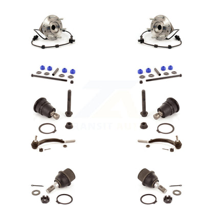 Bearing Upper Lower Ball Joint Outer Tie Rod Link Front Kit (10Pc) For Chevrolet