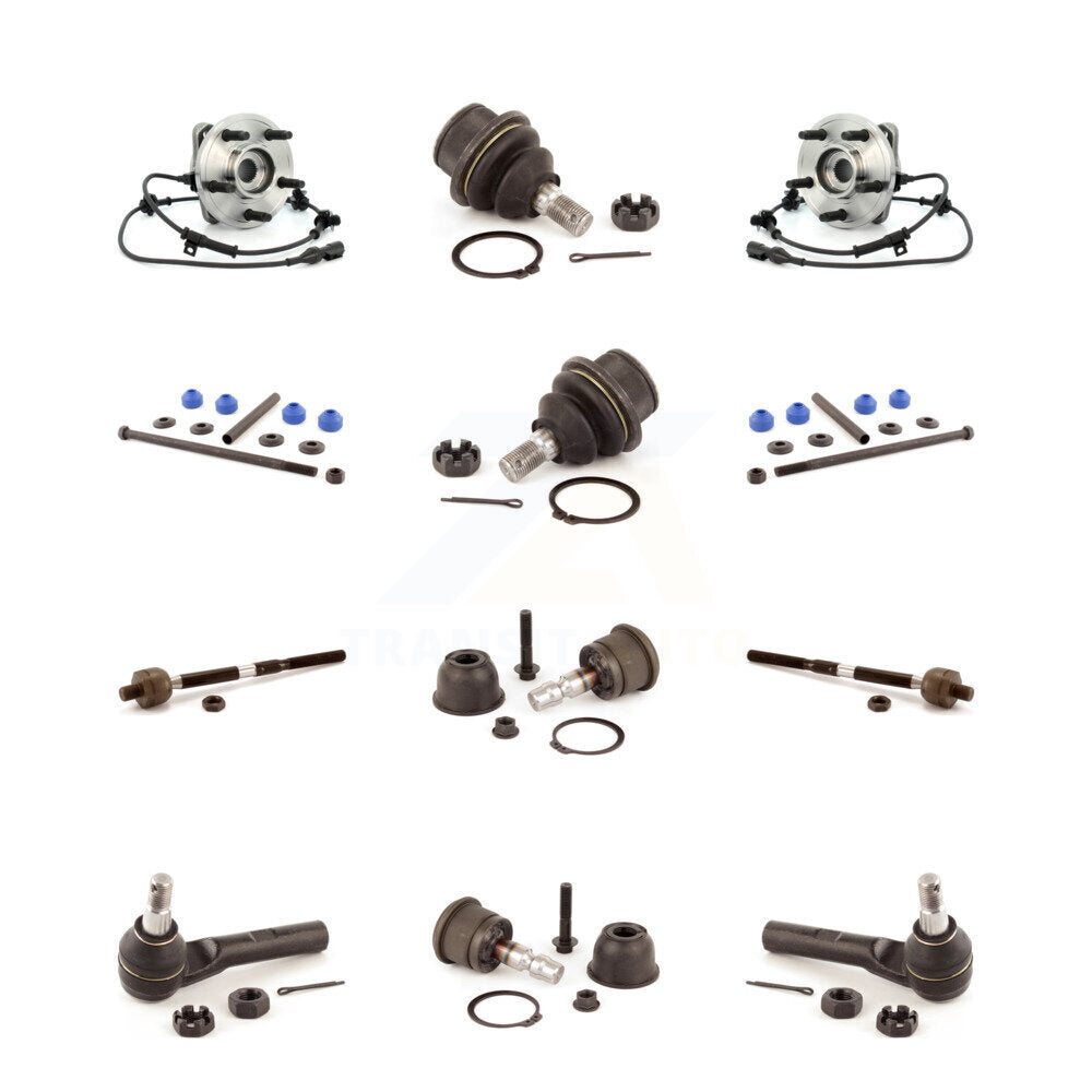 Bearing Upper Lower Ball Joint Outer Inner Tie Rod Link Front Kit For Ford Mazda