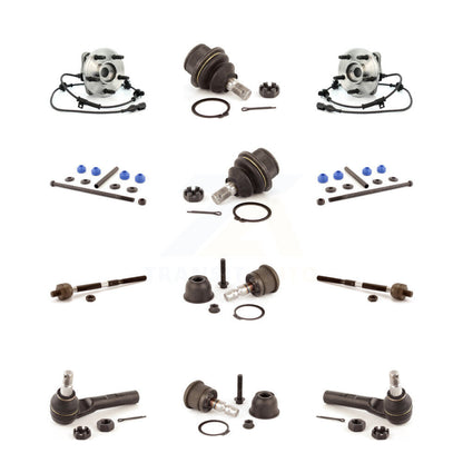 Bearing Upper Lower Ball Joint Outer Inner Tie Rod Link Front Kit For Ford Mazda
