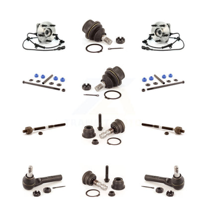 Bearing Upper Lower Ball Joint Outer Inner Tie Rod Link Front Kit For Ford Mazda