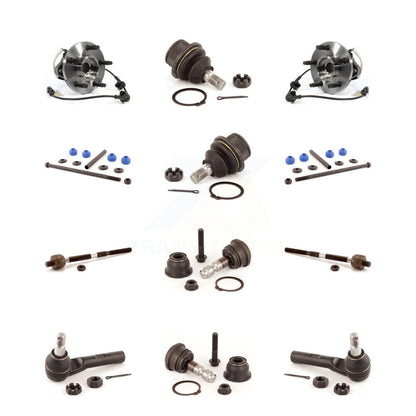 Bearing Upper Lower Ball Joint Outer Inner Tie Rod & Sway Bar Link Front Kit For