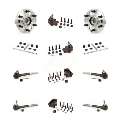 Bearing Upper Lower Ball Joint Outer Inner Tie Rod Link Front Kit (12Pc) For GMC