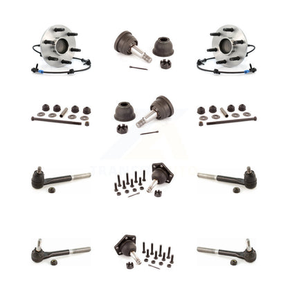Bearing Upper Lower Ball Joint Outer Inner Tie Rod & Sway Bar Link Front Kit For