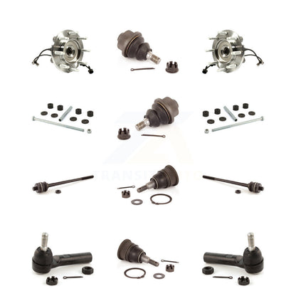 Bearing Upper Lower Ball Joint Outer Inner Tie Rod Link Front Kit (12Pc) For GMC
