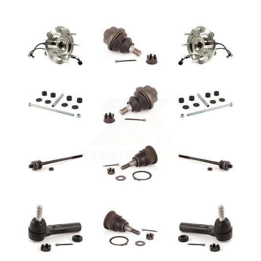 Bearing Upper Lower Ball Joint Outer Inner Tie Rod Link Front Kit (12Pc) For GMC