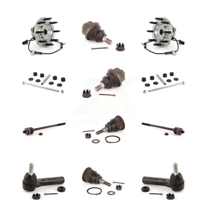 Bearing Upper Lower Ball Joint Outer Inner Tie Rod Link Front Kit (12Pc) For GMC