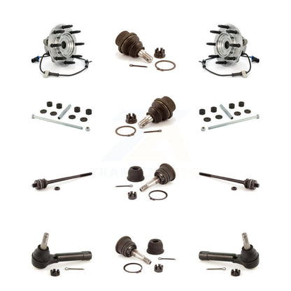 Bearing Upper Lower Ball Joint Outer Inner Tie Rod Link Front Kit (12Pc) For GMC