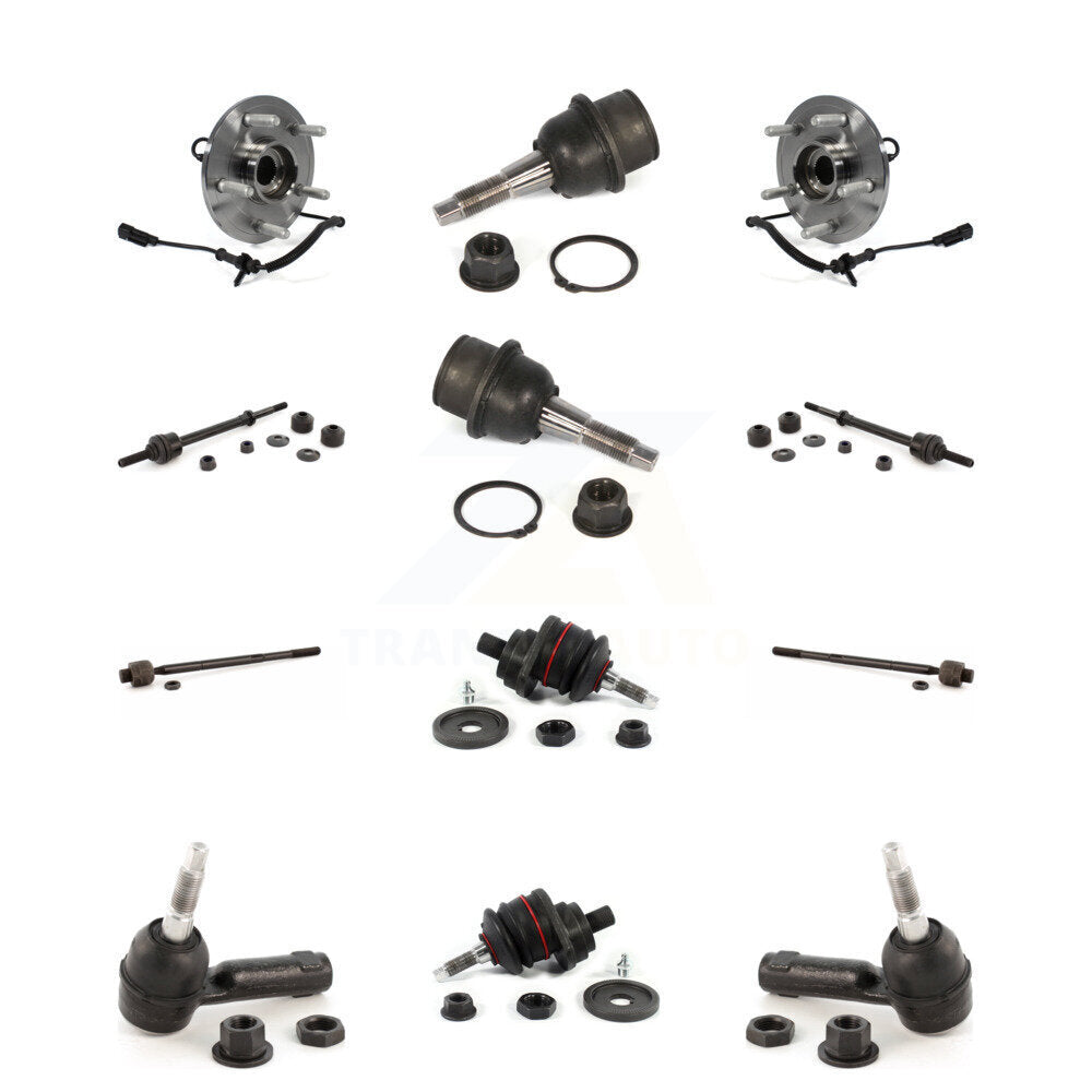 Bearing Upper Lower Ball Joint Outer Inner Tie Rod & Link Front Kit For Ram 1500