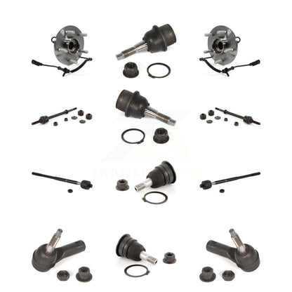 Bearing Upper Lower Ball Joint Outer Inner Tie Rod Link Front Kit (12Pc) For Ram