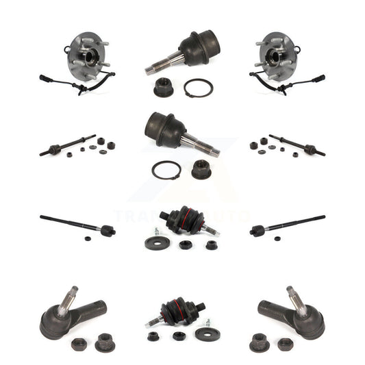 Bearing Upper Lower Ball Joint Outer Inner Tie Rod Link Front Kit (12Pc) For Ram