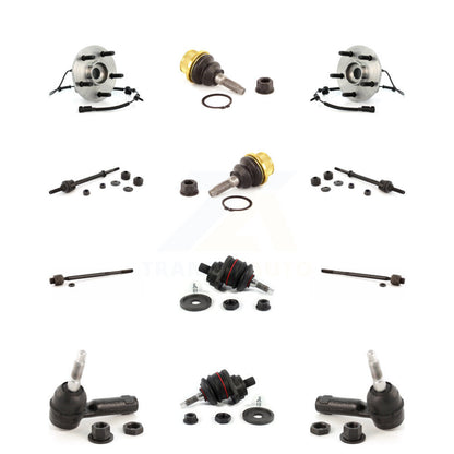Bearing Upper Lower Ball Joint Outer Inner Tie Rod & Sway Bar Link Front Kit For