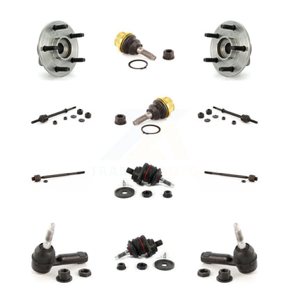 Bearing Upper Lower Ball Joint Outer Inner Tie Rod & Sway Bar Link Front Kit For