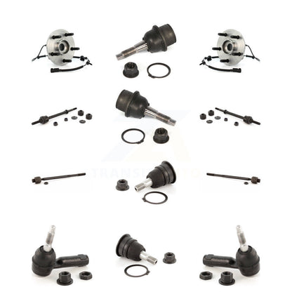 Bearing Upper Lower Ball Joint Outer Inner Tie Rod & Sway Bar Link Front Kit For