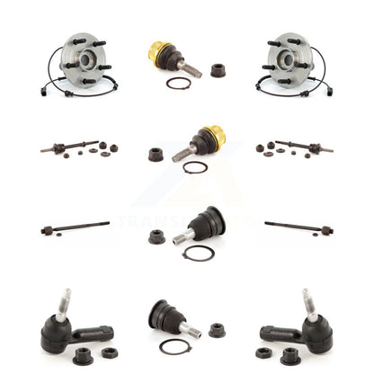 Bearing Upper Lower Ball Joint Outer Inner Tie Rod Link Front Kit (12Pc) For Ram