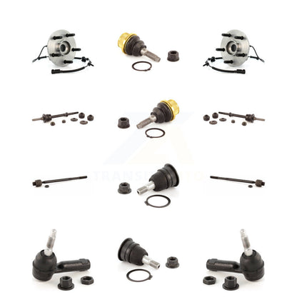 Bearing Upper Lower Ball Joint Outer Inner Tie Rod & Sway Bar Link Front Kit For