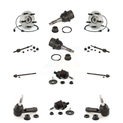 Bearing Upper Lower Ball Joint Outer Inner Tie Rod Link Front Kit (12Pc) For Ram