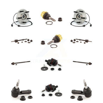 Bearing Upper Lower Ball Joint Outer Inner Tie Rod Link Front Kit (12Pc) For Ram