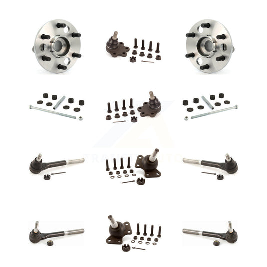 Bearing Upper Lower Ball Joint Outer Inner Tie Rod Link Front Kit (12Pc) For GMC