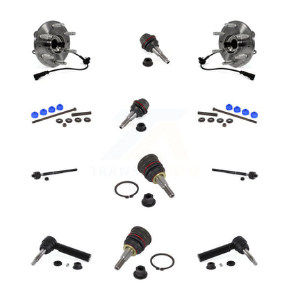 Bearing Upper Lower Ball Joint Outer Inner Tie Rod Link Front Kit (12Pc) For GMC