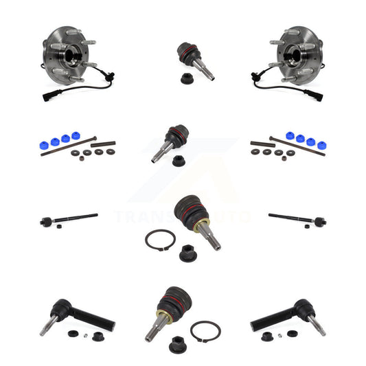 Bearing Upper Lower Ball Joint Outer Inner Tie Rod Link Front Kit (12Pc) For GMC