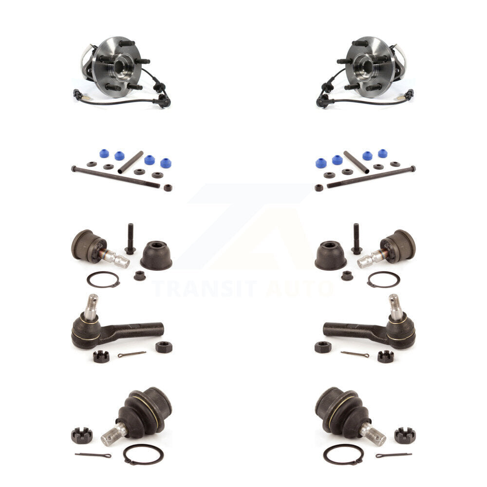 Bearing Upper Lower Ball Joint Outer Tie Rod Link Front Kit For Mazda B4000 4WD