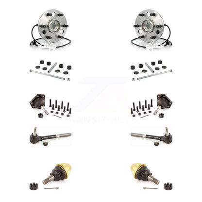 Bearing Upper Lower Ball Joint Outer Tie Rod Link Front Kit (10Pc) For GMC Yukon