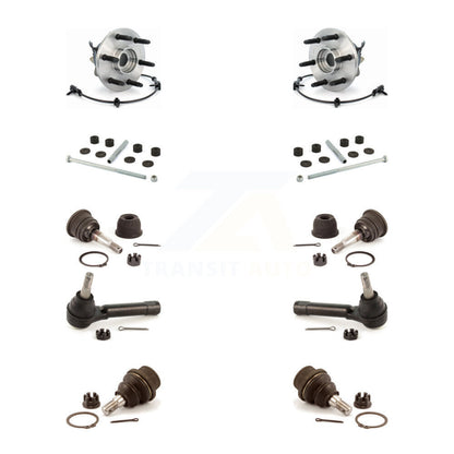 Bearing Upper Lower Ball Joint Outer Tie Rod Link Front Kit (10Pc) For Chevrolet
