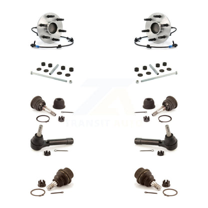 Bearing Upper Lower Ball Joint Outer Tie Rod Link Front Kit (10Pc) For Chevrolet